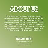 Epsom Salts Medical Grade 1kg Magnesium Sulphate Pure Bath Soak Muscle Pain view 6