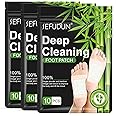BDBFZCFP 30PCS Deep Cleansing Foot Pads, Adhesive Sheets for and Body Care, Natural Bamboo Vinegar Ginger Powder Pads Relieve Stress, Improve Sleep, Remove Dampness