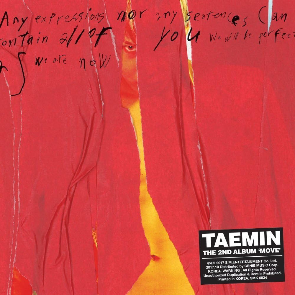 TAEMIN SHINee - MOVE (Vol.2) [WILD ver.] CD+Booklet+Extra Photocard Set