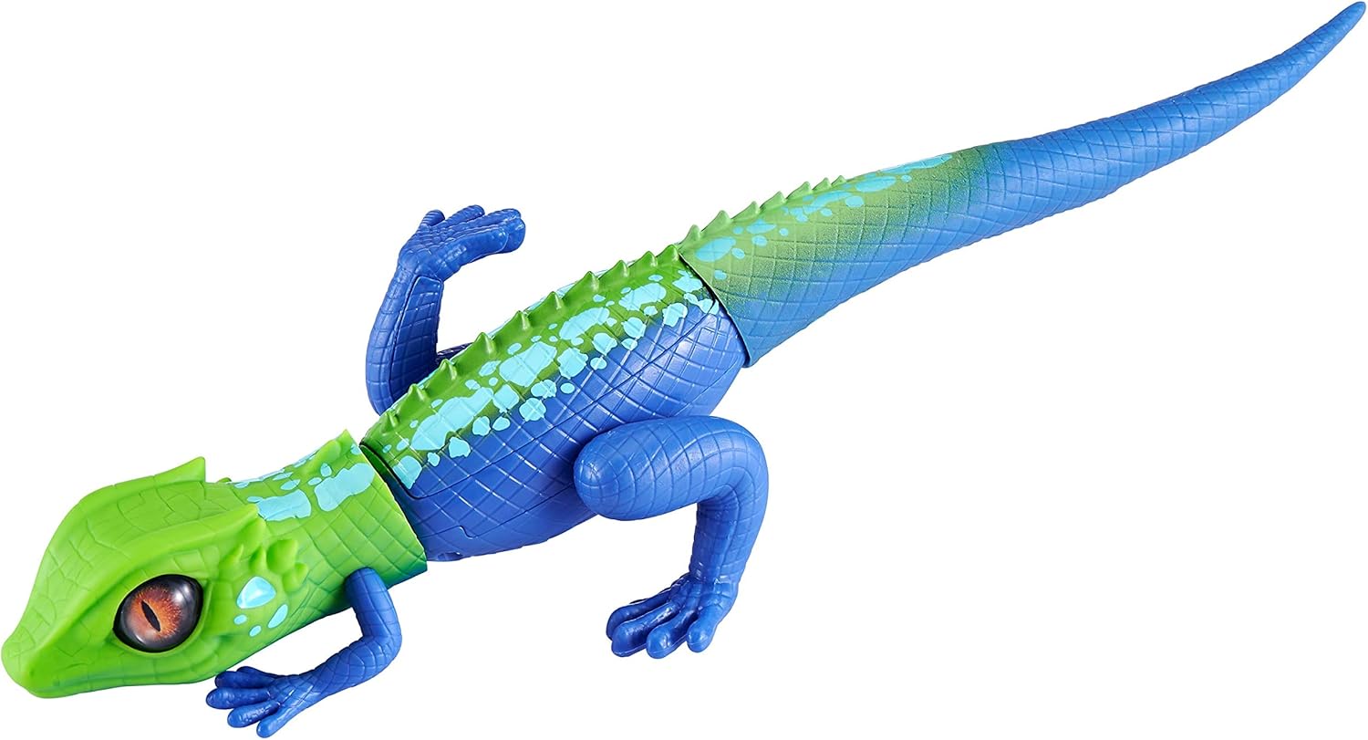 robo alive lizard green