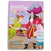 Peter Pan Coloring Book - Pirates, Captain Hook - 64 Pages