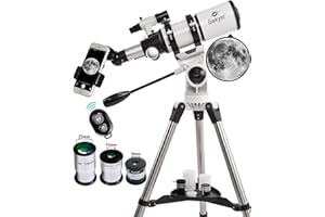 Gskyer Telescope, Telescopes for Adults, 80mm AZ Space Astronomical Refractor Telescope Kids, Adults Astronomy, German Technology Scope