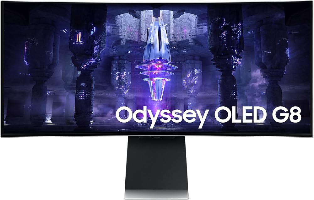 Samsung 34" Ultrawide Curved OLED Gaming Monitor Odyssey G8