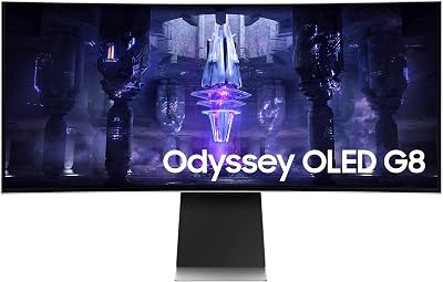 Samsung 34" Ultrawide Curved OLED Gaming Monitor Odyssey G8