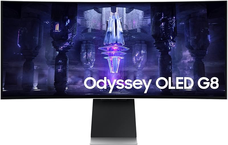 Samsung 34" Ultrawide Curved OLED Gaming Monitor Odyssey G8