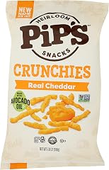 Pipsnacks Real Cheddar Crunchies, 7 OZ