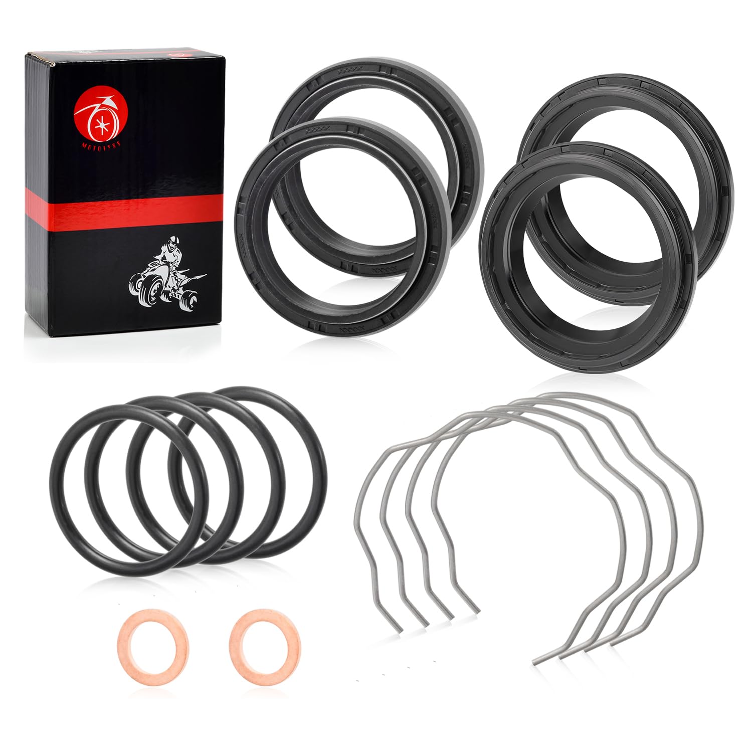 Photo 1 of Fork Dust Oil Seals Kit 41x53x8/10.5mm For Yamaha V-Star 650 950 1100 1300 XVS650 XVS950 XVS1100 XVS1300 MT07 FZ07 XSR 700
