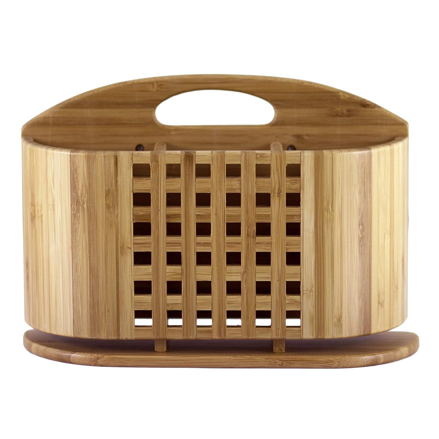 Totally Bamboo "Eco Utensil, Flatware and Cutlery Drying Caddy Eco Dish Drying Rack