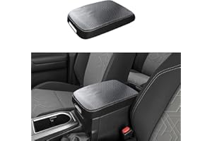 XYHGM Car Center Console Armrest Cover for Toyota Tacoma 2016 2017 2018-2023 Leather Anti-Scratch Central Arm Rest Box Lid Se