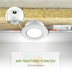 ASD 12 Pack 4 Inch Gimbal LED Recessed Lighting