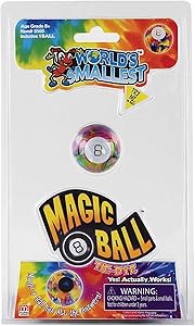 World's Smallest Magic 8 Ball Tie Dye, Multi, Model:5140