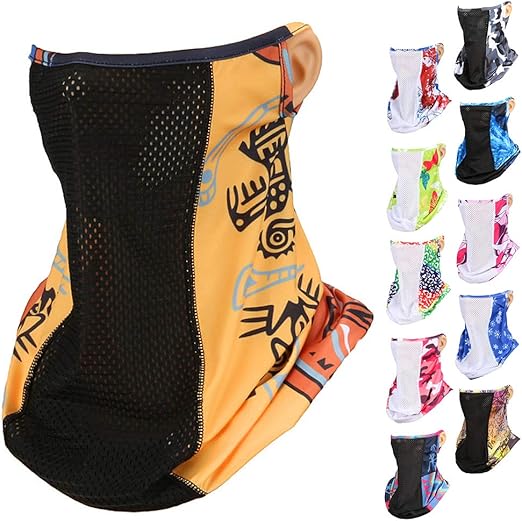 Honorall UV Protection Face SunProtective Neck Gaiter Outdoor Cycling