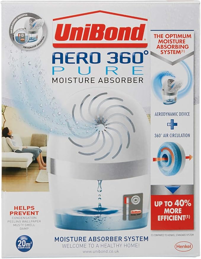 2 X AERO 360º Moisture Absorber, UltraAbsorbent dehumidifier, Helps to