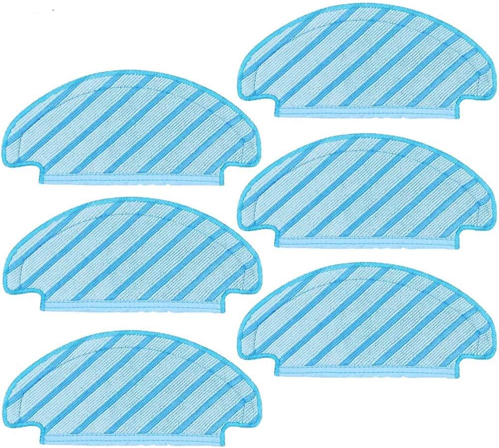 6 Reinigungstuch Wischtücher für Ecovacs DEEBOT OZMO T8 AIVI Roboter Staubsauger Zubehör Ersatzteile