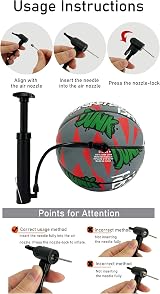 Senston Size 7 Basketball with Pump Indoor Outdoor Training Ball view 5