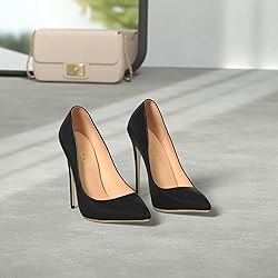 COLETER Women's Sexy Pointed Toe High Heels,4.72