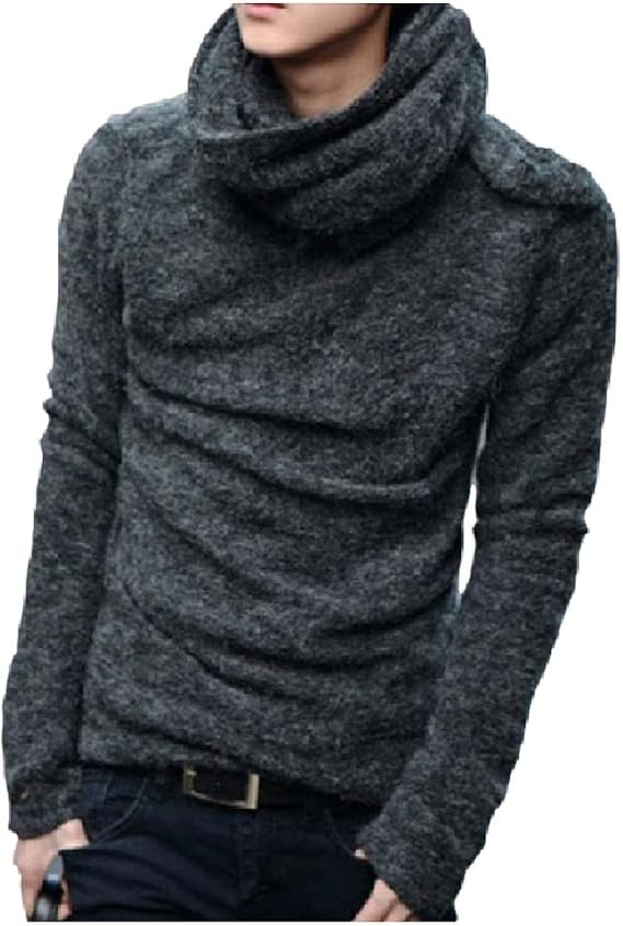 Amazon プレシャスセレクト Precious Select 秋冬 メンズ ニット セーター ハイネック タートルネック 高襟 おしゃれ シンプル 長袖 あったか もこもこ 暖かい 男子 カジュアル ネックセーター 防寒 選べる２色 M L Xl Xxlサイズ セーター 通販