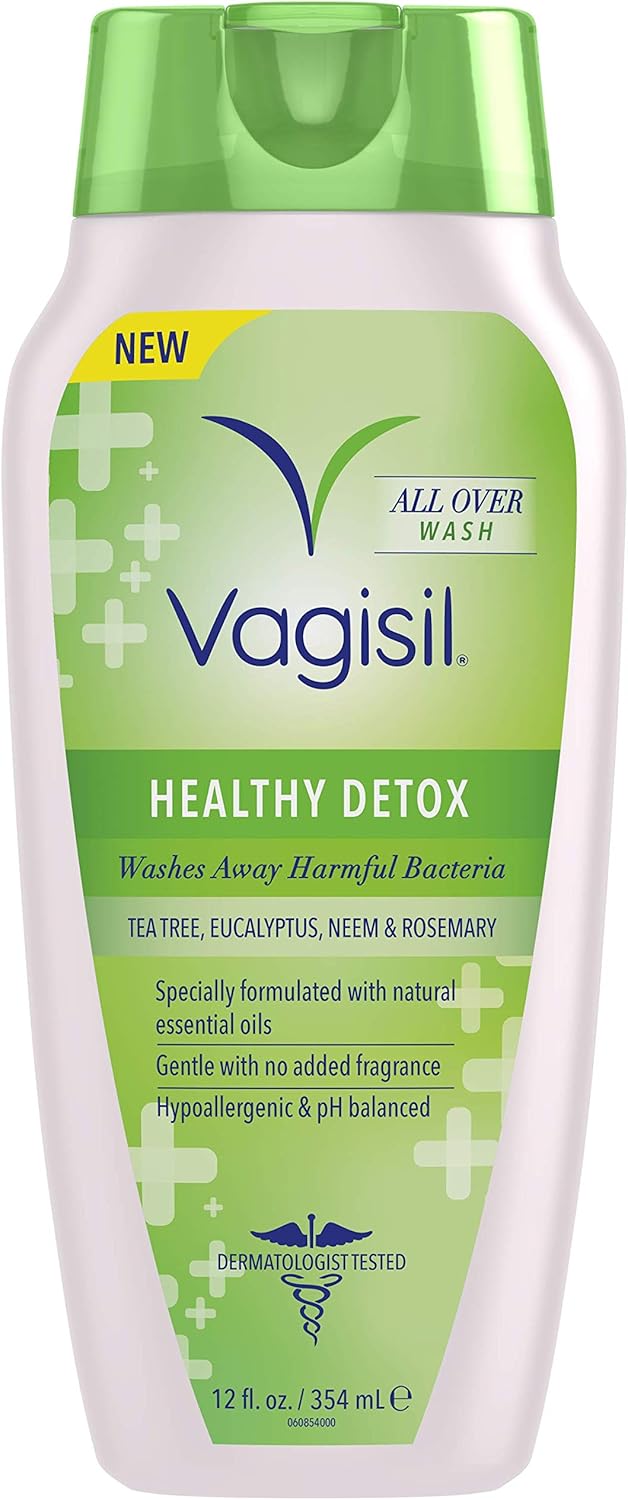 Vagisil Healthy Detox All Over Body Wash, Made with Plant