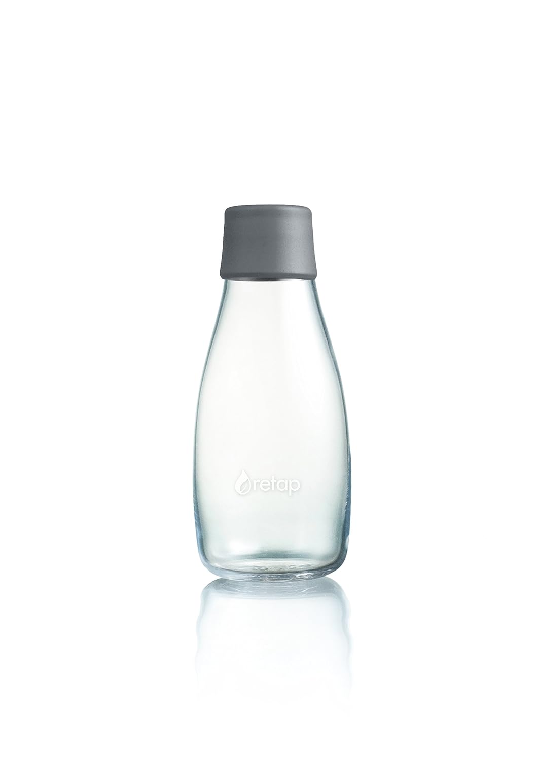 Retap 0.3 Glass Water Bottle, Grey, Small Amazon.co.uk Kitchen & Home