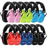 Floriogra 12 Pack Noise Canceling Headphones for Kids, Kids Ear Protection Earmuffs for Autism, Toddler, Children, Noise Cancelling Headphones Sound Proof Earmuffs for Concerts, Air Shows, Fireworks