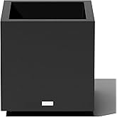 Veradek Block Series Cube Plastic Planter - Large Square Planter for Indoor or Outdoor Patio/Garden | Durable All-Weather Use