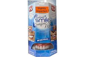 BYWABEE Instant Smile Comfort Fit Flex-Slightly Imperfect Available in Natural White One Size Fits Most People
