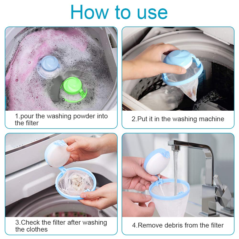 Sacco Lavatrice Per Pelosi - Taglia M - Cattura Peli Di Cani E Gatti - Foto 2