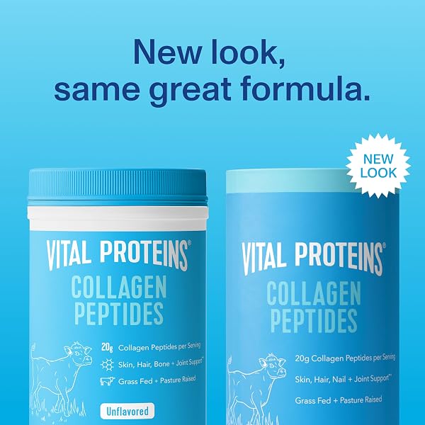 VITAL PROTEINS COLLAGEN PEPTIDES POWDER – SUPPORTS HAIR, NAIL, SKIN, BONE & JOINT HEALTH, UNFLAVORED, COLLAGEN PROTEIN 9.33 OZ