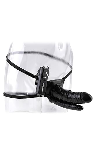 Pipedream, Fetish Fantasy Series 6' Double Penetrator Vibrating Hollow Strap-On