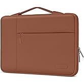 MOSISO Laptop Case 13 inch, 13 inch Laptop Sleeve with Handle Compatible with MacBook Air 13 M4 M3 M2 M1 2025-2018 / Pro 13 M2 M1 2025-2016, Polyester Multifunctional Computer Bag, Caramel Brown