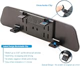Kitbest Mirror Anti Glare Rearview Interior Clip On Panoramic Wide Angle view 5