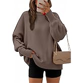 EFAN Women's Oversized Sweaters 2026 Fall Crewneck Batwing Sleeve Pullover Sweaters