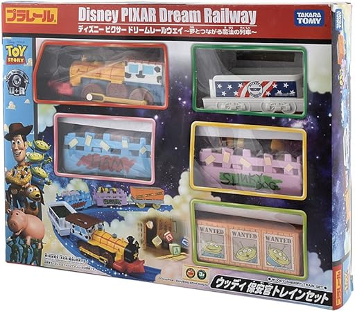Amazon プラレール ディズニーピクサードリームレールウェイ ウッディ保安官トレインセット 車両 おもちゃ