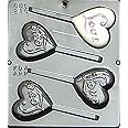Love on a Heart Lollipop Chocolate Candy Mold 218