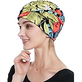 Alnorm 100% Cotton Fashion Headwear Chemo Caps with Stretchy Band for Hair Loss Women