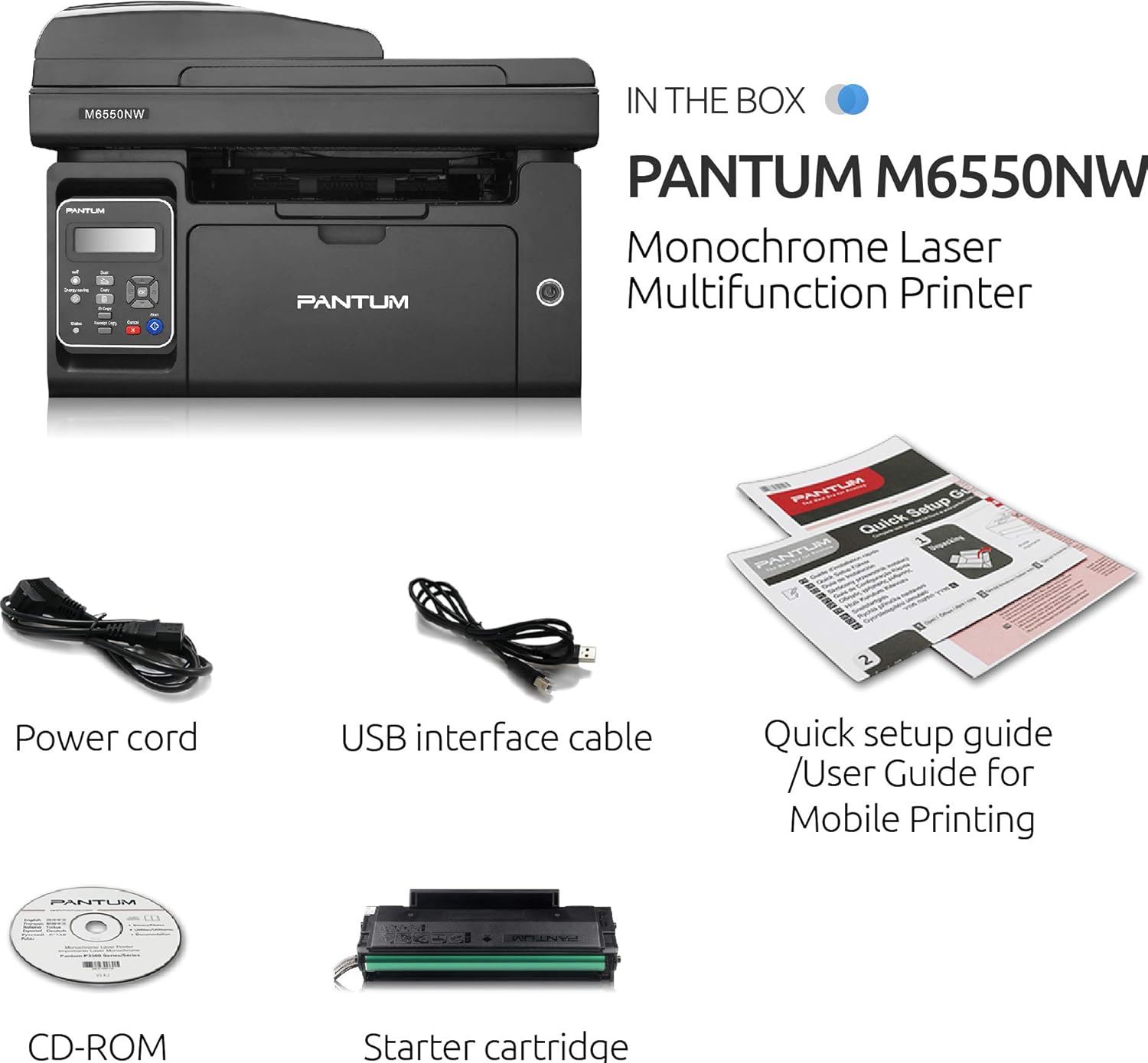 pantum printer m6550nw