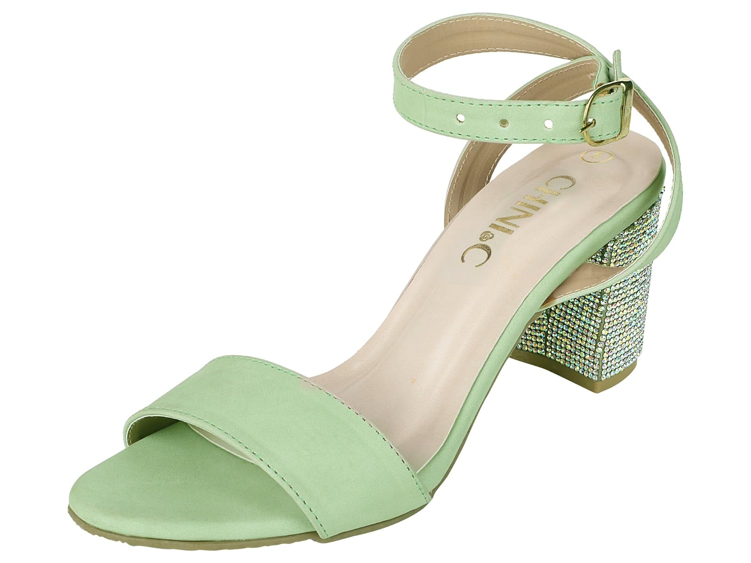 mint sandals heels