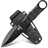 CIVIREVIC Compact Full Tang Fixed Blade Knife with Sheath | 2.8" Blade Designed for Camping, Hiking and Everyday Utility Tasks