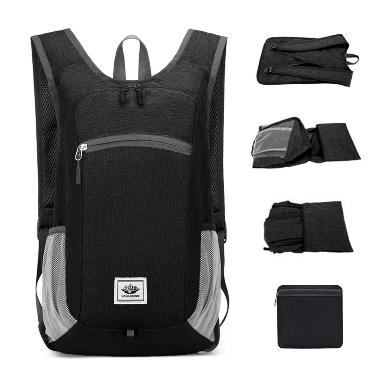 Zimoer 20L Backpack Ultra Lightweight Foldable Small Packable Hiking Rucksack, Water Resistent For Men Women Kids Outdoor Camping Sports Hiking Travel Daypack Biking Knapsack