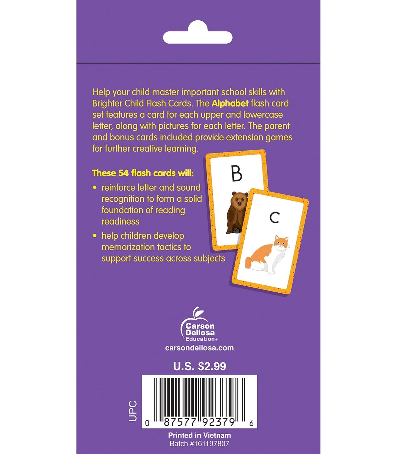 Alphabet Brighter Child Flash Cards School Specialty Publishing