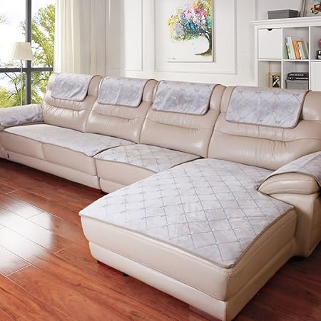 Kfhiwuehpjhd Sofa Covers For Leather Sofa Four Seasons Non Slip
