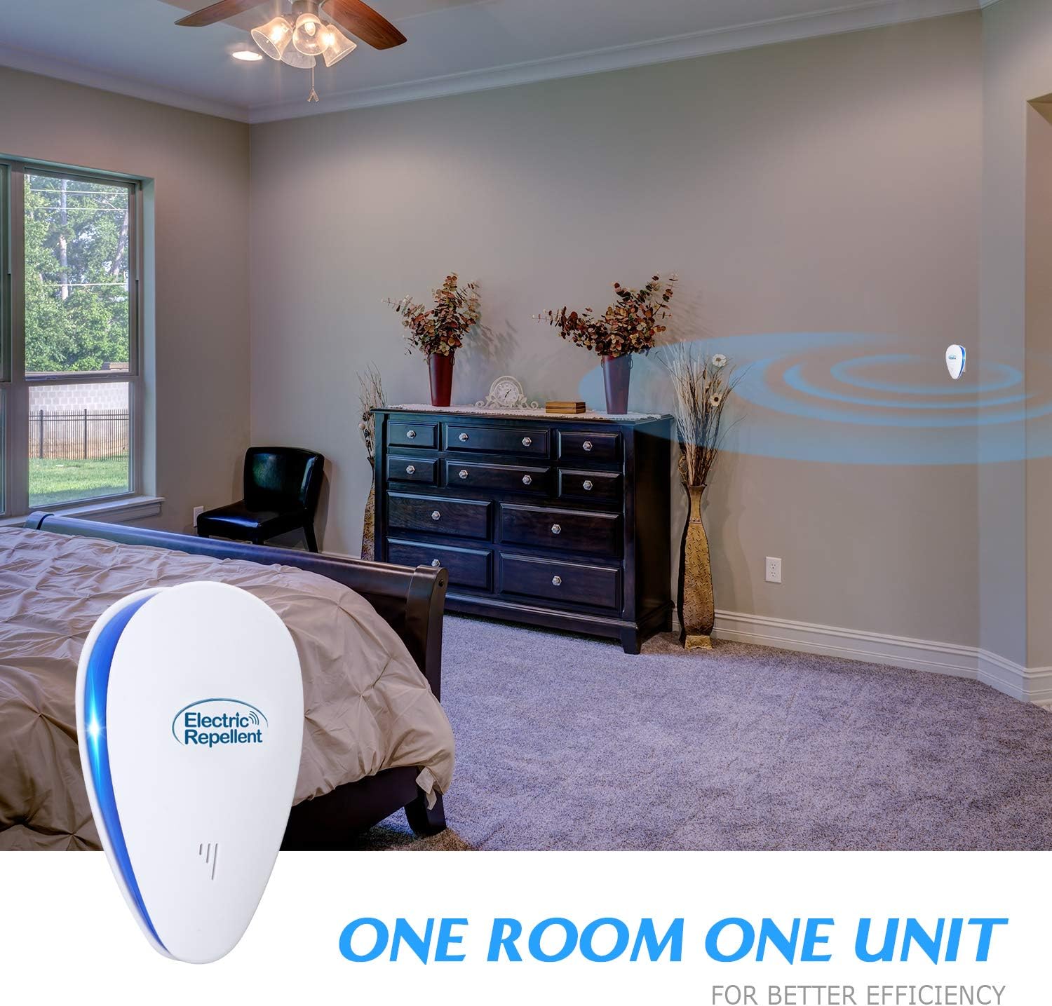 YOOKOON Ultrasonic Pest Repeller, Electronic Pest Repellent Indoor Plug in, Pest Defender for Insects Mice Ant Mosquito Spider Rodent Roach(6 Packs) : Garden & Outdoor