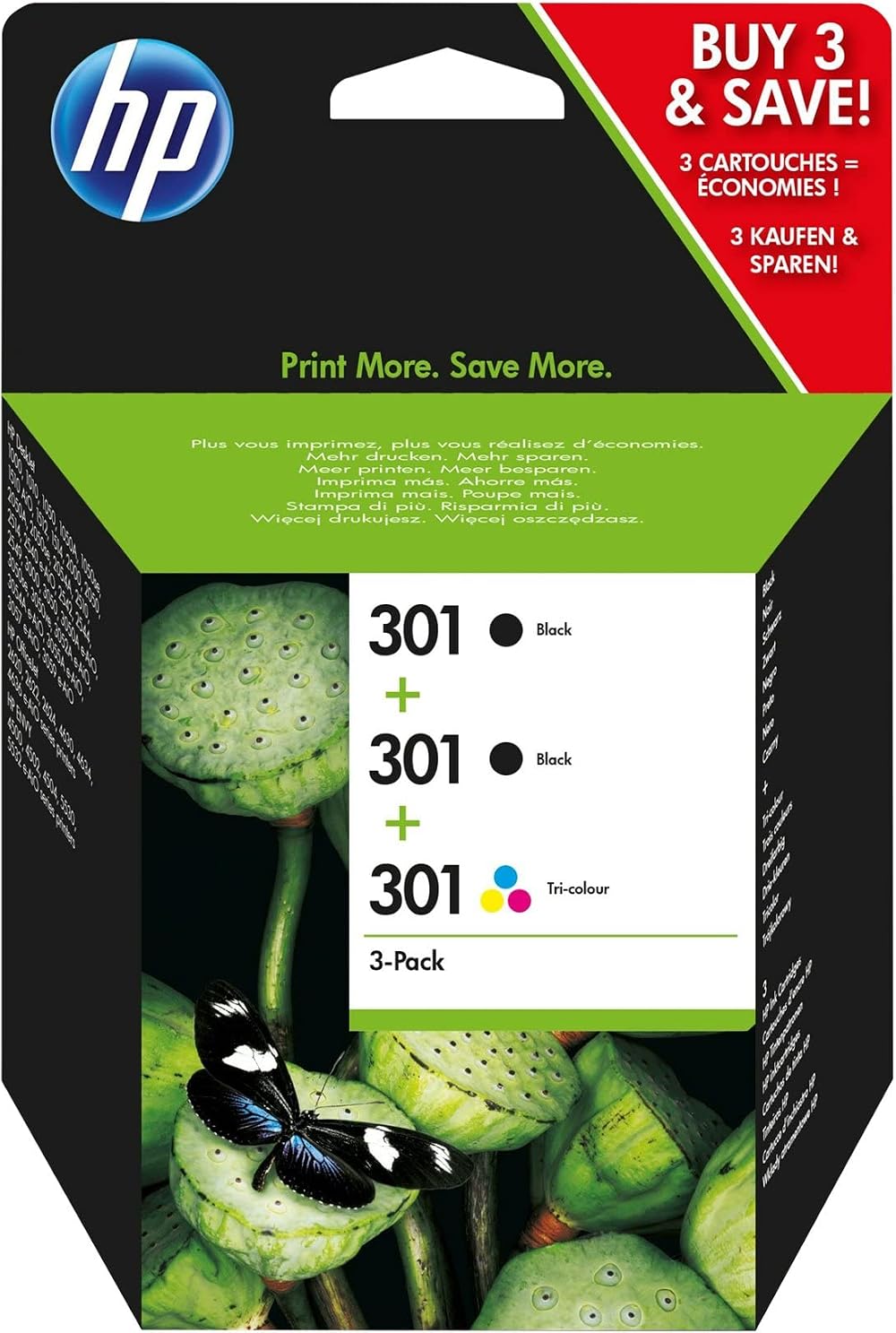 HP 301 E5Y87EE Original Black and Tri-Colour Ink Cartridge Multipack