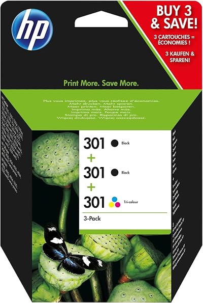 HP 301 E5Y87EE Original Black and Tri-Colour Ink Cartridge Multipack