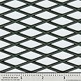 customcargrills llc CCG 15.5" x 46" ABS Plastic Sharp Diamond Grill Mesh Sheet - Black
