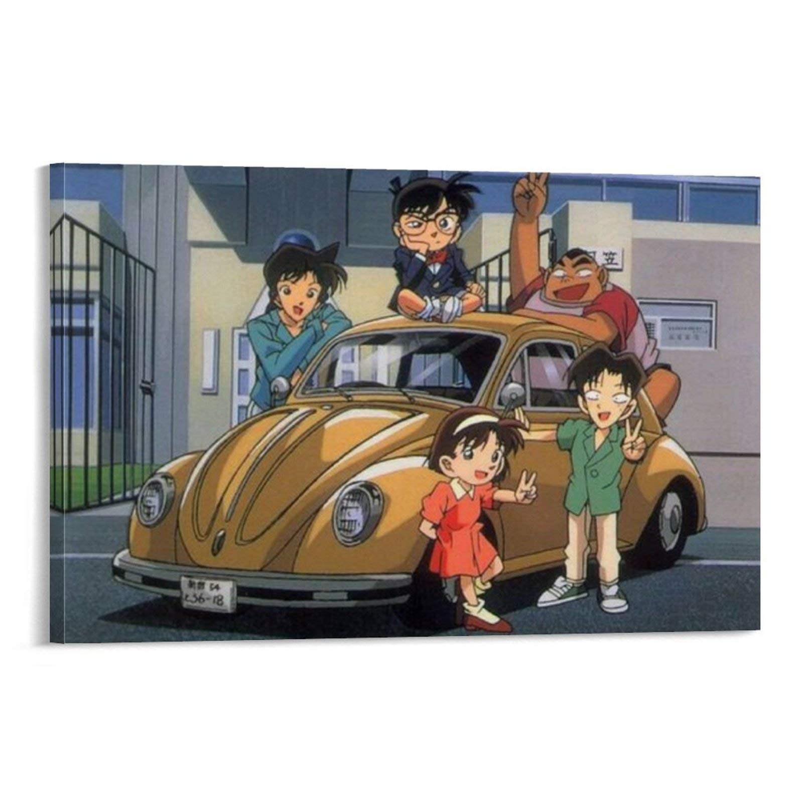 Anime Poster Conan Haibara Ai Ayumi Mitsuhiko Genta Ran Poster Decorative Painting Canvas Wall Art L