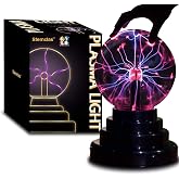 Stemclas Plasma Ball/Light/Lamp, Static Electricity Globe Electric Lightning Ball, Touch Sensitive, USB Powered, Amazing Gift for Parties, Birthday and Holiday, 3 Inch, for Age Over 14 Years Old