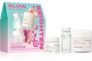 innisfree Super Volcanic Pore Clay Mask, Korean Pore Clearing Clay Mask with Volcanic Clusters and AHA