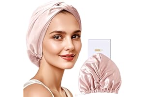 ZIMASILK 22 Momme Adjustable 100% Mulberry Silk Bonnet for Sleeping Women, Silk Hair Wrap for Hair Protection, That Reduces Falling off (1Pc, Pink)