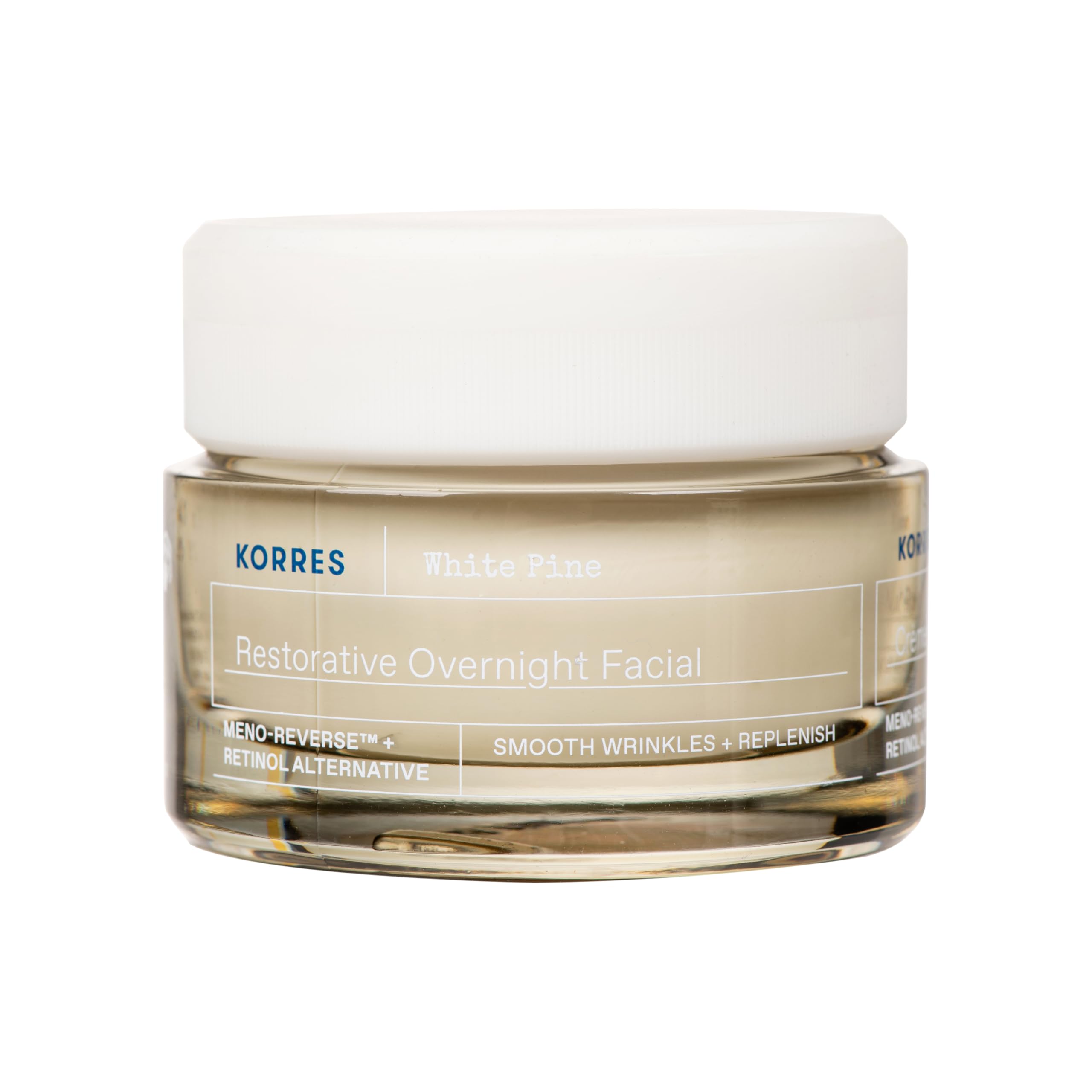 KORRES White Pine Restorative Overnight Facial Night Cream for Post-Menopausal Skin 40 ml